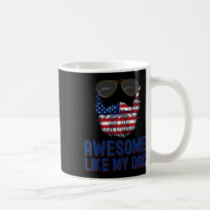 Caneca De Café Pai Barba Incrível Como Meu Pai 4 De Julho Patriot