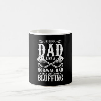 Caneca De Café Pai Bluff como um Pai normal só muito mais Bluffin