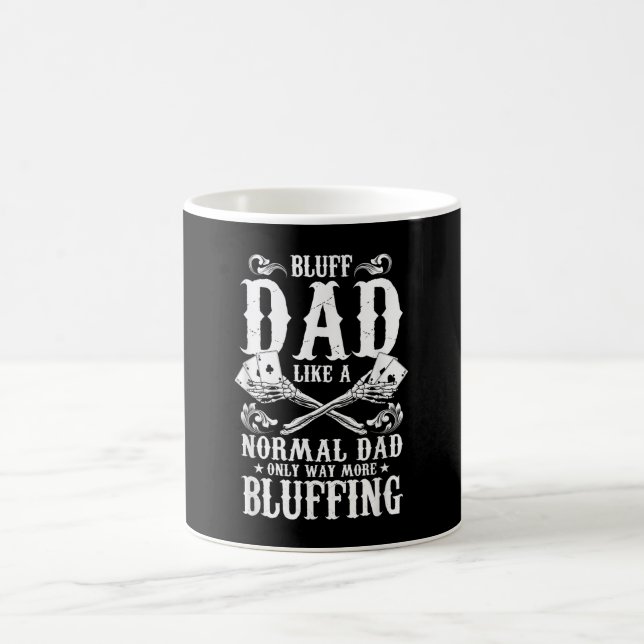 Caneca De Café Pai Bluff como um Pai normal só muito mais Bluffin (Centro)