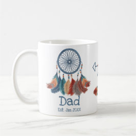 Caneca De Café Pai Boho Est. Caçador de Sonhos