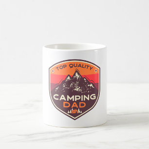 Caneca De Café Pai Campeão de Camping de Alta Qualidade