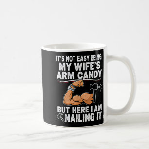 Caneca De Café Pai Casado Divertido Marido Pulseira de Citação de