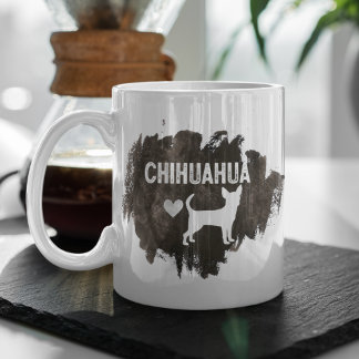 Caneca De Café Pai Chihuahua personalizado - Cachorro do Dia de o