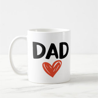 Caneca De Café PAI com Design de porta para crianças bonitinhas d