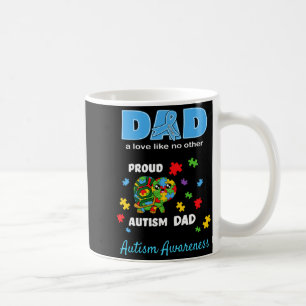 Caneca De Café Pai Conscientização do Autismo Amor Orgulhoso Filh