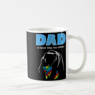 Caneca De Café Pai Conscientização do Autismo Amor Orgulhoso Filh