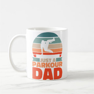 Caneca De Café Pai Corredor de Corrida Livre Retro Vintage Só Um 