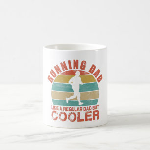 Caneca De Café Pai corredor vintage como um pai normal, mas mais 
