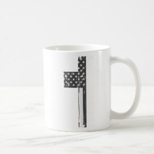 Caneca De Café Pai Cristão Abençoado Bandeira Americana Fath Reli
