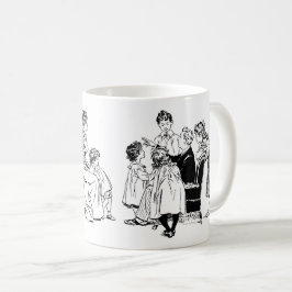 Caneca De Café Pai da Arte dos anos 1800 contando uma história pa