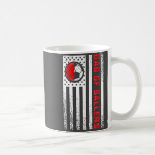 Caneca De Café Pai da Bandeira Americana dos Craques Basquetebol