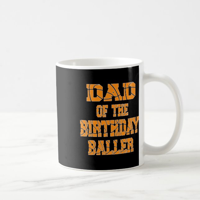 Caneca De Café Pai da Festa Temática Sketll Ller de Aniversário (Direita)