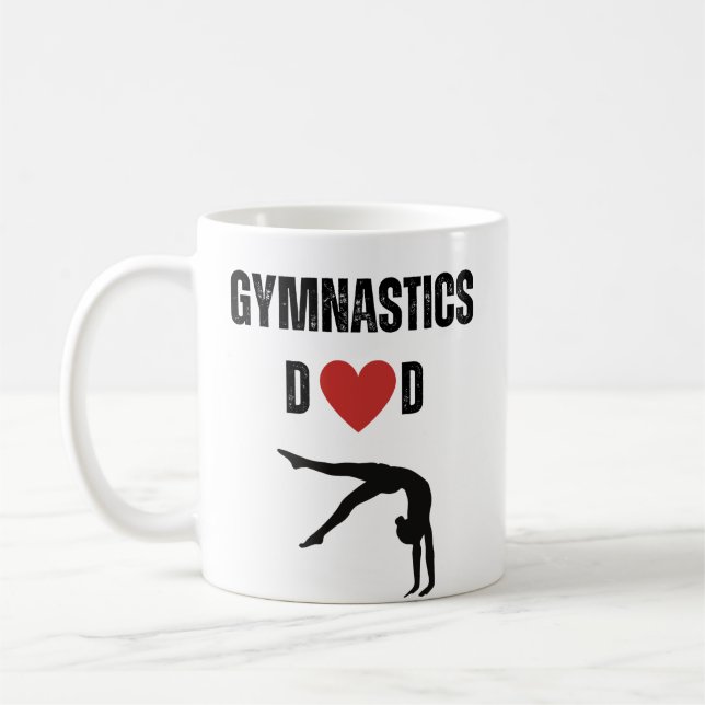 Caneca De Café Pai da ginástica (atleta feminina) (Esquerda)