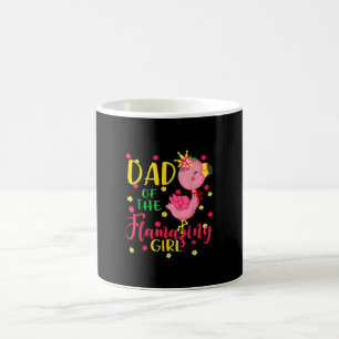 Caneca De Café Pai De Aniversário Do Pai Flamingo, Uma Garota Fab
