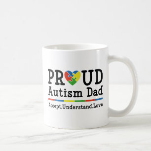 Caneca De Café Pai de Autismo Orgulhoso