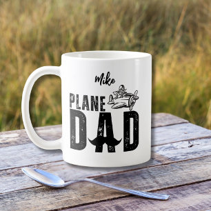 Caneca De Café PAI de avião & Avião Antigo, Dia dos Pais Engraçad