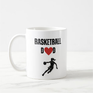 Caneca De Café Pai de basquete (jogadora)