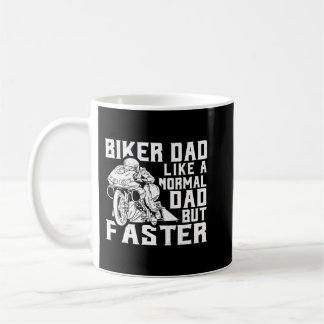 Caneca De Café Pai de Biker - Natal ou Dia de os pais de motocicl