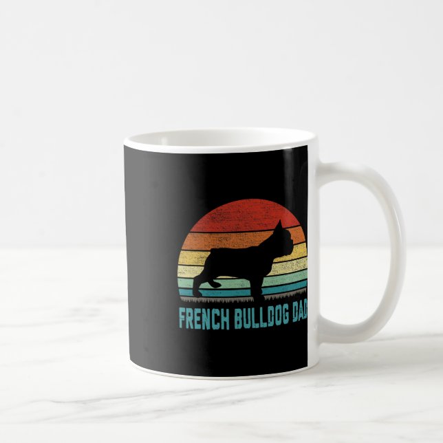 Caneca De Café Pai de Buldogue Francês - Dog Lover (Direita)