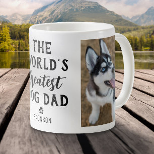 Caneca De Café Pai de Cachorro Mais Incrível do Mundo Foto Person