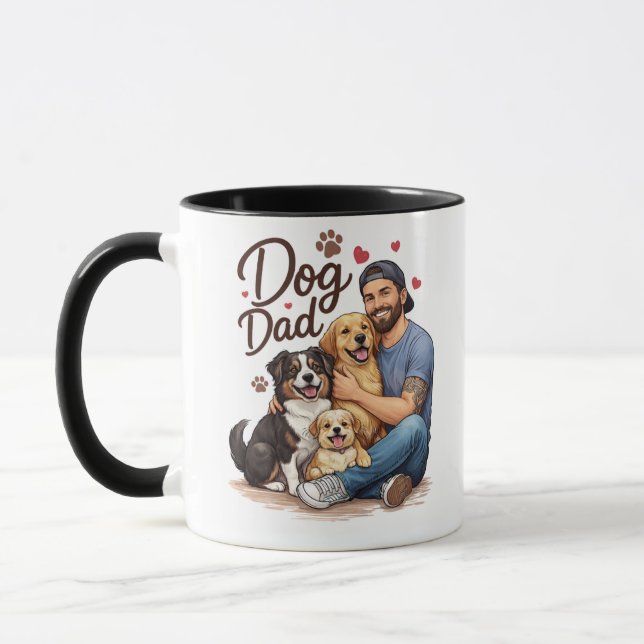 Caneca de Café Pai de Cachorro Orgulhoso – Present (Esquerda)