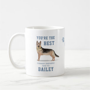 Caneca De Café Pai de cachorro Pastor Alemão fofo Foto