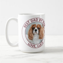 Pai de Cachorro Vermelho Personalizado Foto Branca