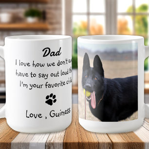Caneca De Café Pai De Cães Bonitos - Humor Fotográfico De Cães