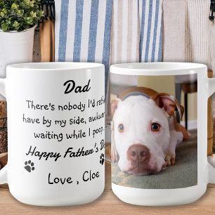 Caneca De Café Pai De Cães Dia de os pais Engraçado - Pet Photo