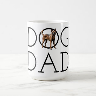 Caneca De Café Pai de Cães Malinois Belga