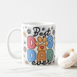 Caneca De Café Pai de cães personalizado Mug com foto