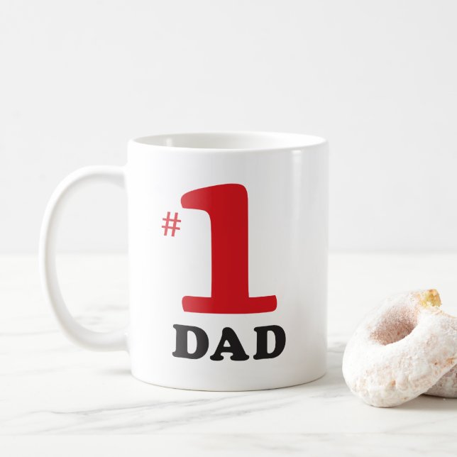 Caneca De Café Pai de café Mug (Com Donut)