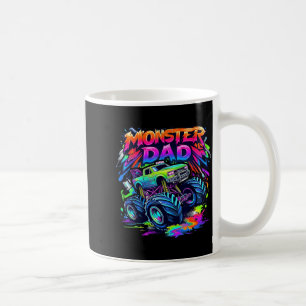 Caneca De Café Pai de Caminhão Monstro Família Caminhão Monstro C