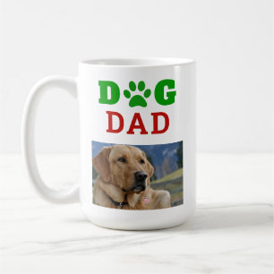 Caneca De Café Pai de Cão de Natal - Imprimir Foto em Floco de N