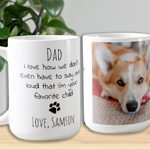 Caneca De Café Pai de Cãozinho Pet Coffee Mug