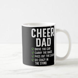 Caneca De Café Pai de Cheerleader Divertido Pai de Cheerleader