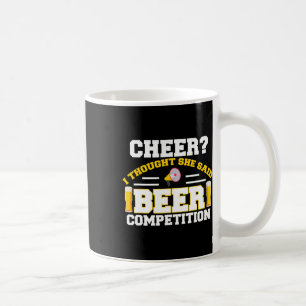 Caneca De Café Pai de Cheerleader Engraçado Eu Achei Que Ela Diss