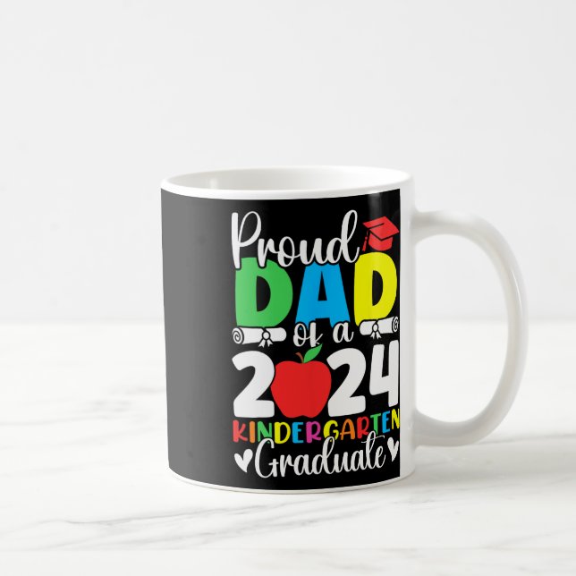 Caneca De Café Pai De Cl De Graduação Do Formando Para Jardim De  (Direita)