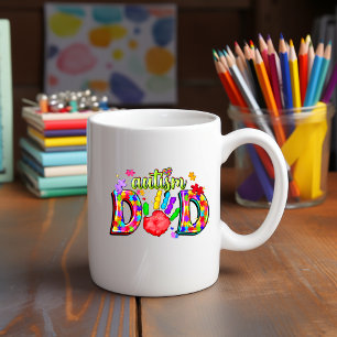 Caneca De Café Pai de consciência de utismo