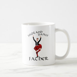 Caneca De Café Pai de Dança das Terras Altas Escocesas