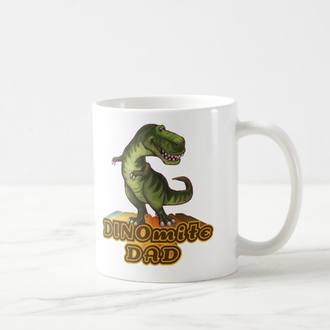 Caneca De Café Pai de dinomite (Direita)