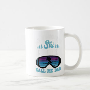 Caneca De Café Pai de Esqui alpino Skier Snowboarder Fath