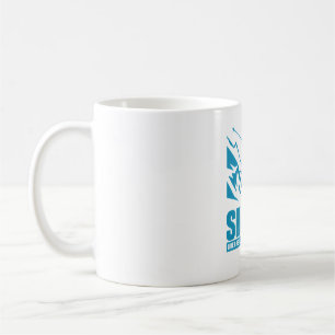 Caneca De Café Pai de esqui Legal Presente Engraçado para Pais De