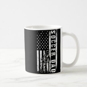 Caneca De Café Pai de Futebol Bandeira dos EUA Equipe de Futebol
