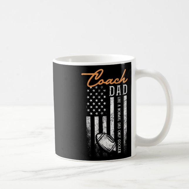 Caneca De Café Pai De Futebol Como Um Pai Normal Apenas Mais Frio (Direita)
