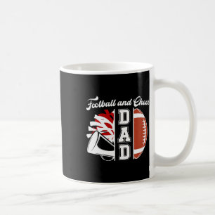 Caneca De Café Pai de Futebol e Cheer da Cheerleader e Placa de F
