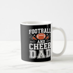 Caneca De Café Pai de Futebol e Cheerleader Dia dos Pais