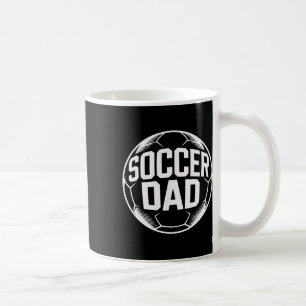 Caneca De Café Pai de Futebol Orgulhoso Apoiando Treinamento de P