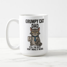 Caneca De Café Pai de Gato Engraçado - Ainda é o melhor