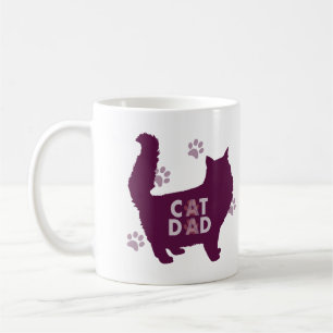 Caneca De Café Pai de Gato para Gatos Amantes e Proprietários De